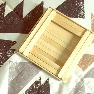 Popsicle stick frame